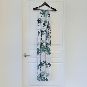 Tropical Print Maxi Dress NWT
